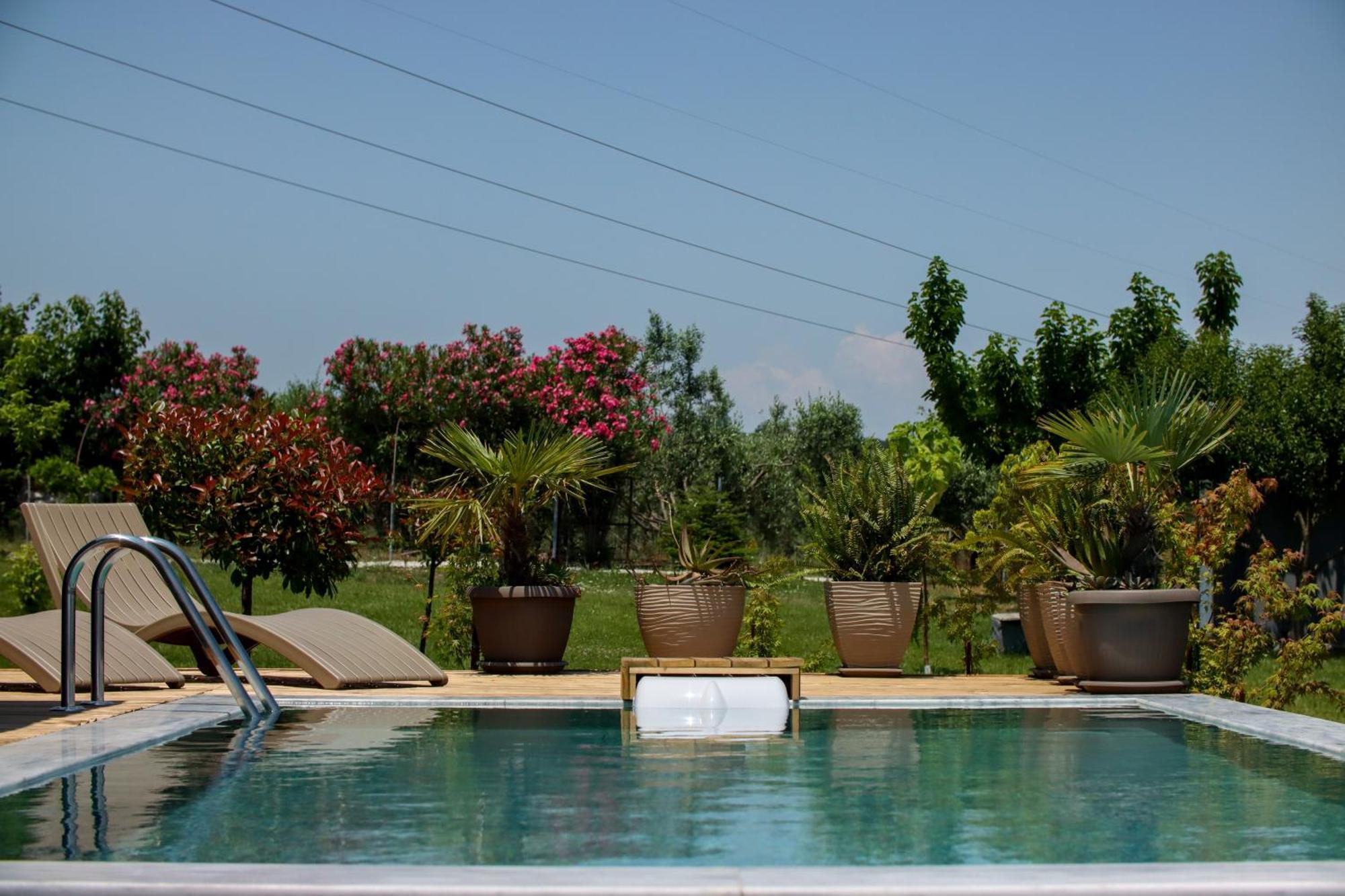 Zeusplace Pool Villa Olympus Riviera Litochoro Exterior foto